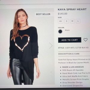 Lauren Moshi pullover sweater